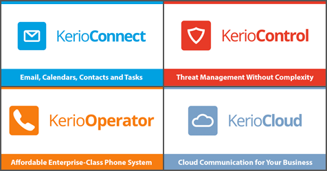 Kerio - Connect, Control, Operator, Cloud